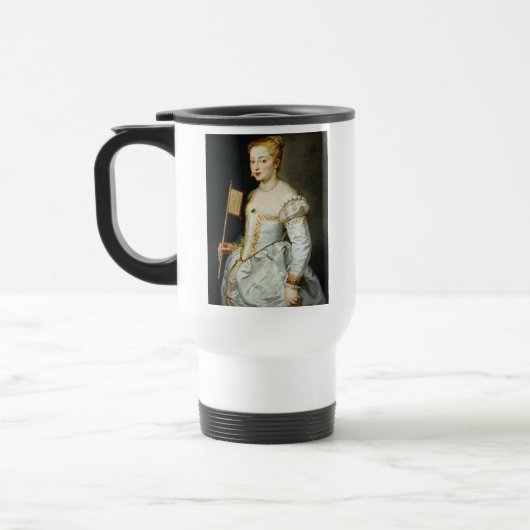 Mug De Voyage Peter Paul Rubens Portrait d'une dame (Gauche)