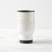 Mug De Voyage Petite Golden Stars Travel Café Mug-White (Centre)