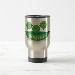Mug De Voyage Petits pois sauteurs en pod dessin animé illustrat