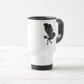 Mug De Voyage Pétrel de l'épuisement (flottement) (Devant droit)