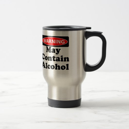 Mug De Voyage Peut contenir l'alcool (Droit)