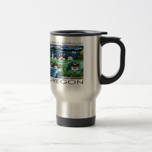 Mug De Voyage Phare de Yaquina ~ Oregon (Droit)