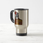 Mug De Voyage Pheasant : Tête de Ringneck (Devant gauche)