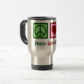 Mug De Voyage Phlebotomie Peace Love (Devant gauche)