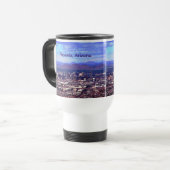 Mug De Voyage Phoenix Arizona Skyline en journée (Devant gauche)