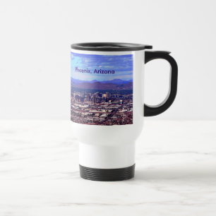 Mug De Voyage Phoenix Arizona Skyline en journée