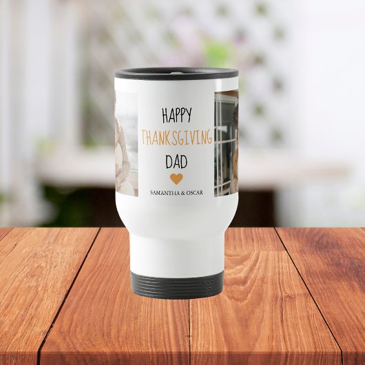 Mug De Voyage Photo & Bon thanksgiving moderne Papa