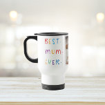 Mug De Voyage Photo Collage moderne et coloré Meilleur cadeau de<br><div class="desc">Un collage photo moderne et le cadeau coloré "Best Mom Ever" est un cadeau réfléchi et personnalisé pour toute mère. La photo de collage est une collection de différentes images qui ont été arrangées avec art pour former une composition cohésive et visuellement attrayante. Ces photos peuvent présenter des souvenirs chéris,...</div>