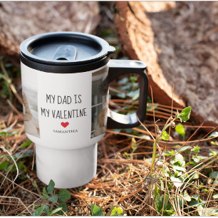 Mug De Voyage Photo Collage Mon père est mon cadeau Valentine