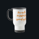 Mug De Voyage Photo couples d'épices citrouilles<br><div class="desc">Aimer l'épice citrouille ? En amour aussi ? Voici une douce tasse pour célébrer Fall et l'un l'autre.</div>