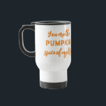 Mug De Voyage Photo couples d'épices citrouilles<br><div class="desc">Aimer l'épice citrouille ? En amour aussi ? Voici une douce tasse pour célébrer Fall et l'un l'autre.</div>
