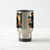 Mug De Voyage Photo de chien personnalisé Boxe Dad (Centre)