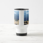 Mug De Voyage Photo de Deep Blue Atlantic Ocean Rocky Cliff Nom (Centre)