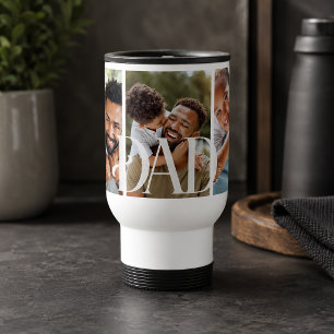 Mug De Voyage Photo de famille personnalisé pour Papa