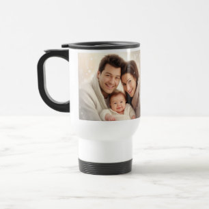 Mug De Voyage Photo de famille personnalisée cadeau moderne tend