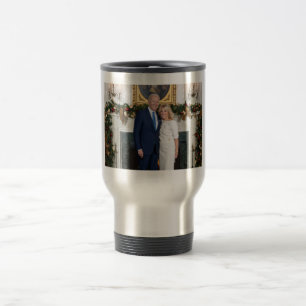 Mug De Voyage Photo de Noël à la Maison Blanche sous la présiden