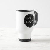 Mug De Voyage Photo de votre logo d'entreprise (Devant droit)