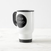 Mug De Voyage Photo de votre logo d'entreprise (Devant gauche)