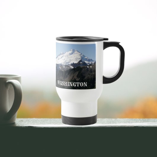 Mug De Voyage Photo de Washington State Mount Baker