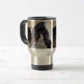 Mug De Voyage Photo des Chevaux de Mustang Wild (Devant gauche)