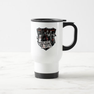 Mug De Voyage Photo d'insigne de groupe du peloton   de suicide