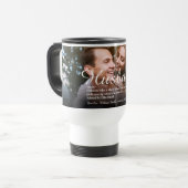 Mug De Voyage Photo du script de définition du meilleur mari (Devant gauche)