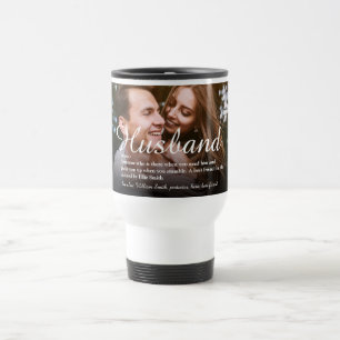 Mug De Voyage Photo du script de définition du meilleur mari