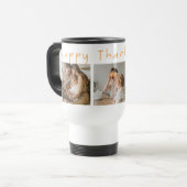 Mug De Voyage Photo et Bon thanksgiving de collection moderne (Devant gauche)