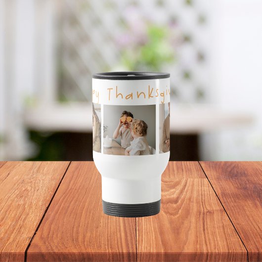 Mug De Voyage Photo et Bon thanksgiving de collection moderne