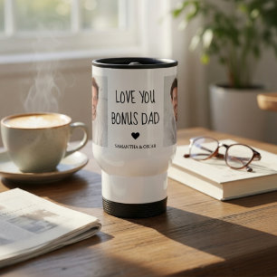 Mug De Voyage Photo personnalisé de papa bonus