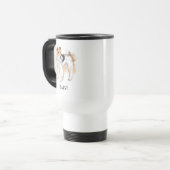 Mug De Voyage Photo personnalisée Fil Fox Terrier (Devant gauche)