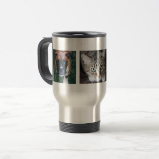 Mug de voyage photo pour animal de compagnie multi