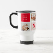 Mug De Voyage Photo Rouge et rose Meilleure mère Ever Venin (Gauche)