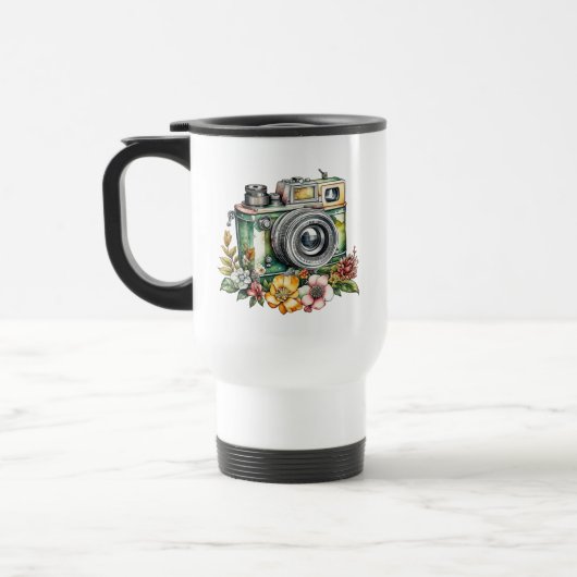Mug De Voyage Photographie Graphiques et Citation | Caméra Vinta (Gauche)