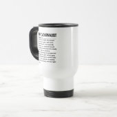 Mug De Voyage Photojournaliste (Devant gauche)