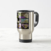 Mug De Voyage Photos multiples du grand papillon blanc (Devant droit)
