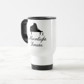 Mug De Voyage Piano de sonate de clair de lune (Devant gauche)