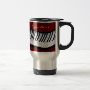 Mug De Voyage PIANO KEYS Musique Amateur Cadeau Voyage Mug