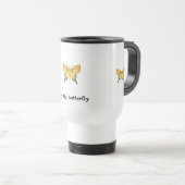 Mug De Voyage PIC, PIC, PIC, papillon de mouche de mouche (Devant droit)
