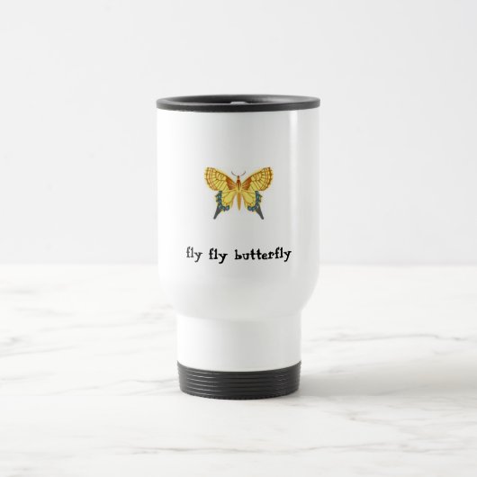 Mug De Voyage PIC, PIC, PIC, papillon de mouche de mouche (Centre)
