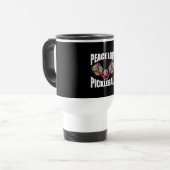 Mug De Voyage Pickleball Paddle Design (Devant gauche)