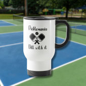 Mug De Voyage Pickleball Picklemania Dill Avec Il drôle de pique