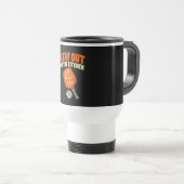 Mug De Voyage Pickleball - Restez Hors De La Cuisine (Devant droit)