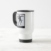 MUG DE VOYAGE PICKLEBALL SILHOUETTE CLASSIQUE (Devant gauche)