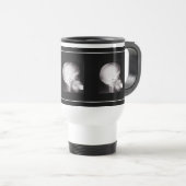 Mug De Voyage Pied dans la bouche (Ajouter votre texte) (Devant droit)