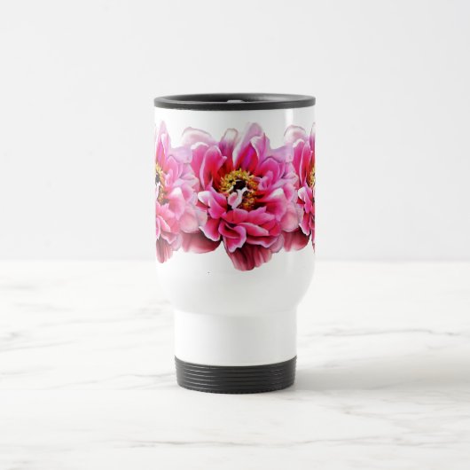 Mug de voyage - Pies roses (Centre)