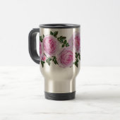 Mug De Voyage Pignons roses Vintages (Devant gauche)