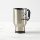 Mug De Voyage Pilote Aircraft Flight Planes (Devant droit)