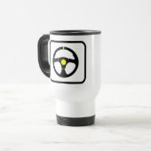 Mug De Voyage Pilote de course Pro (Devant gauche)