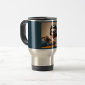 Mug De Voyage Pilote Sloth Racecar (Devant gauche)